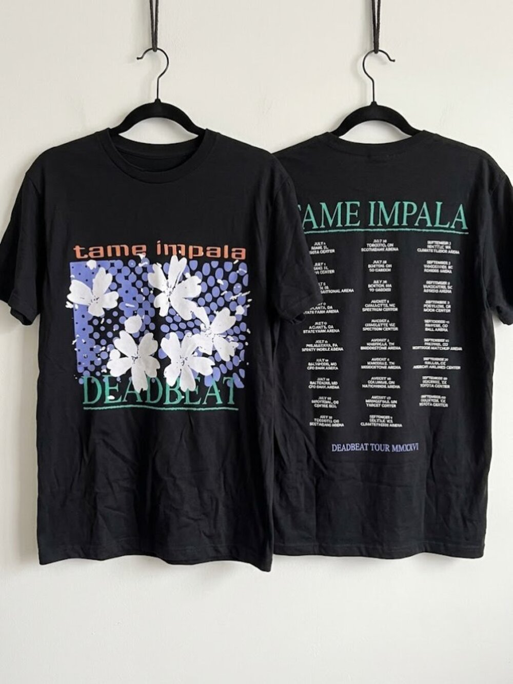 Tame Impala With Djo Deadbeat Tour 2026 Flower T-shirt